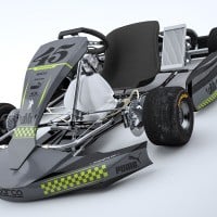 Go Kart Graphics Kit Race Grey