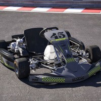 Go Kart Graphics Kit Race Grey Promo
