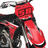 Mx Graphics GasGas Enigma Red Front