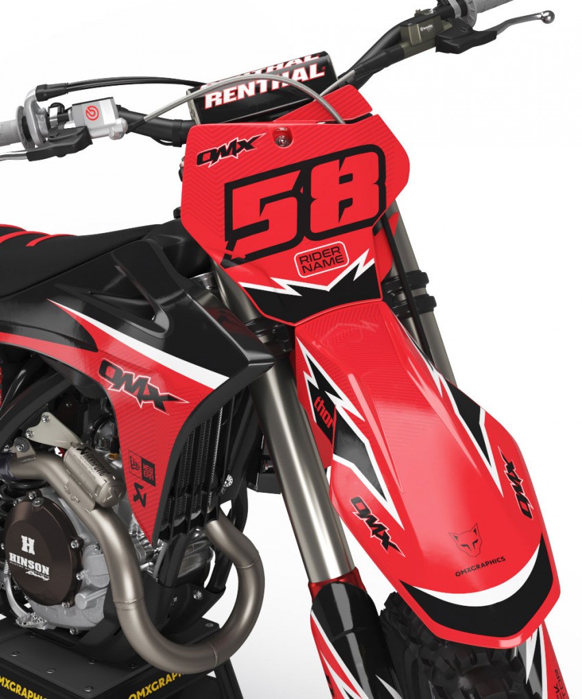 Mx Graphics GasGas Enigma Red Front
