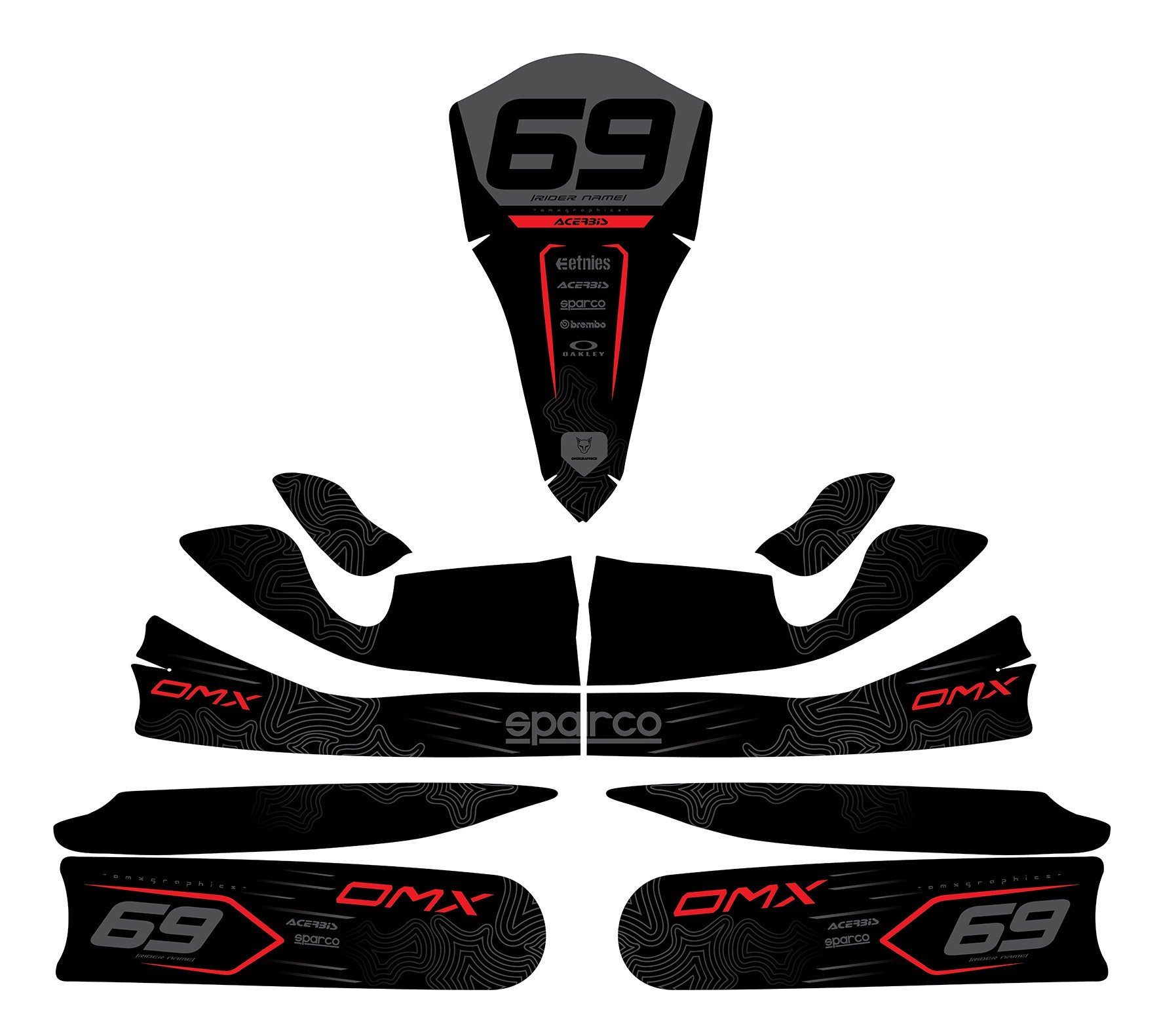 Sodi Kart Graphics - OMX Graphics - Fully Customisable