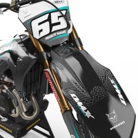 Motocross Graphics Kit For Honda Amaze Front