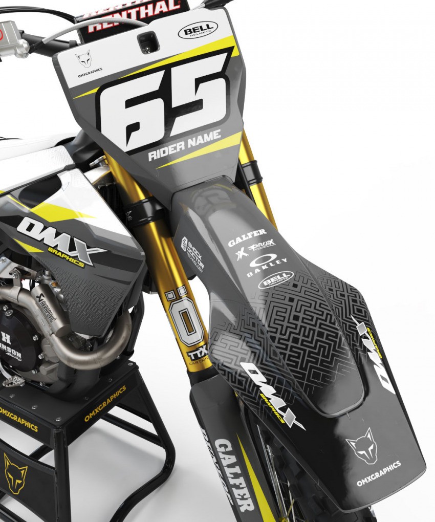 Motocross Graphics Kit For Husqvarna Amaze Front