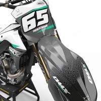 Motocross Graphics Kit For Kawasaki Amaze Front