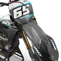 Motocross Graphics Kit For Yamaha Amaze Front