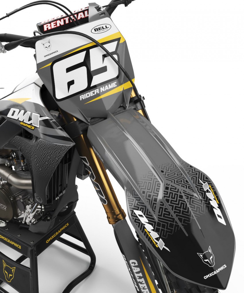 Dope Decals Kit for Yamaha YZ 400F Front