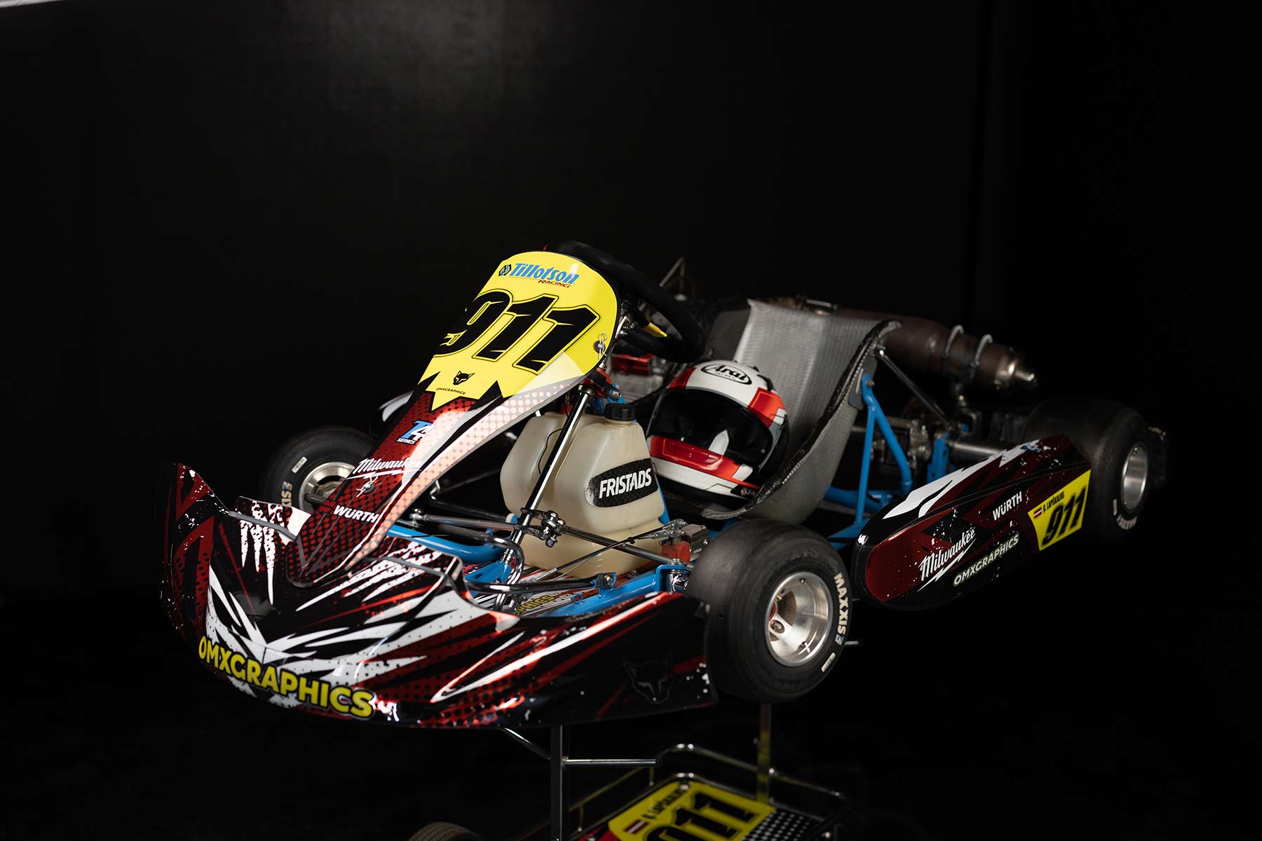 thumbnail image 2 of Custom Go Kart Racing Number Decal Kit – Multi-Color Vinyl Stickers 2 of 4