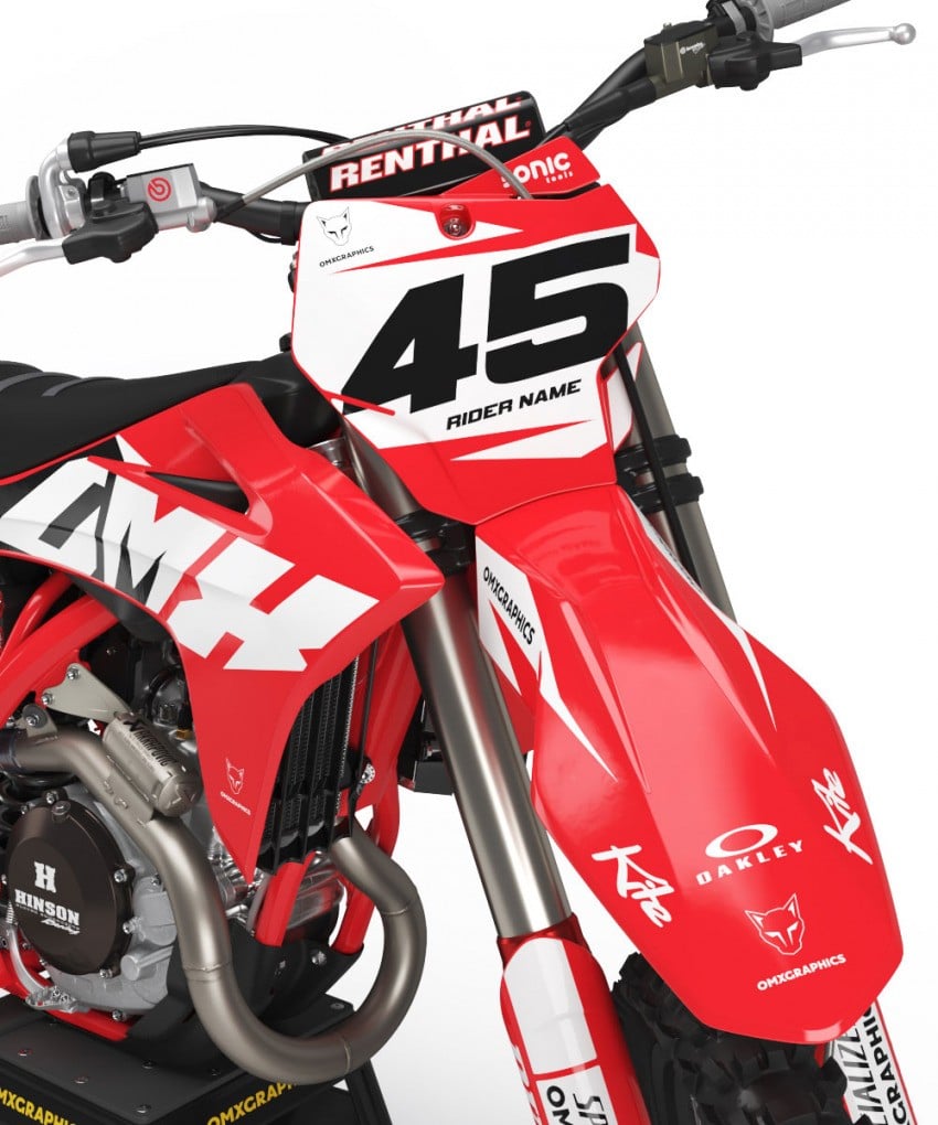 GasGas Motocross Graphics Local Red Front