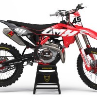 GasGas Motocross Graphics Local Red
