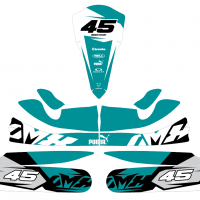 Go Kart Graphics Local Teal Layout