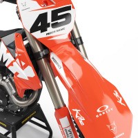 KTM Motocross Graphics Local Front