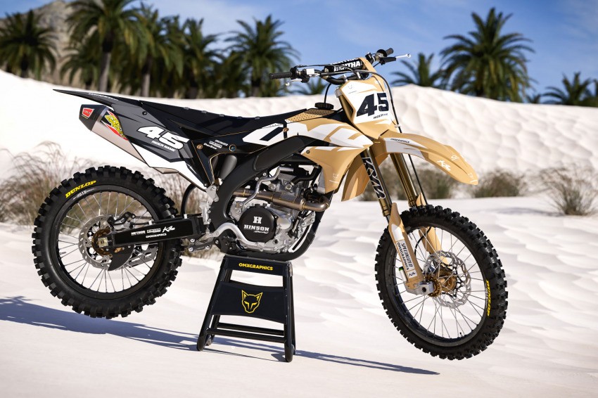 Kawasaki Motocross Graphics Kit Local Sand Promo