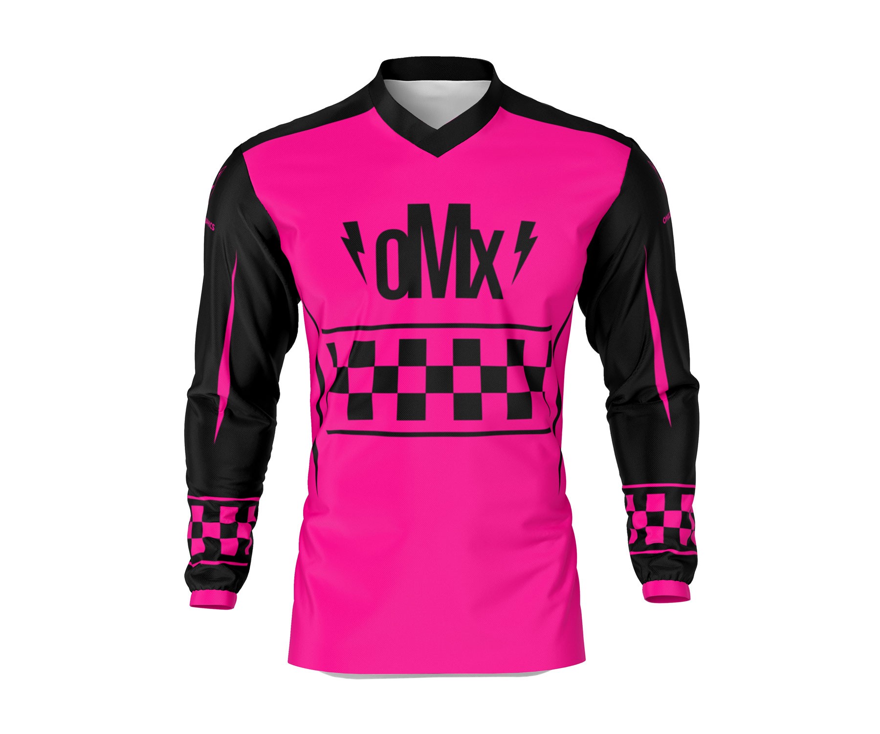 Motocross Jersey 'RACE' Pink – OMXGraphics