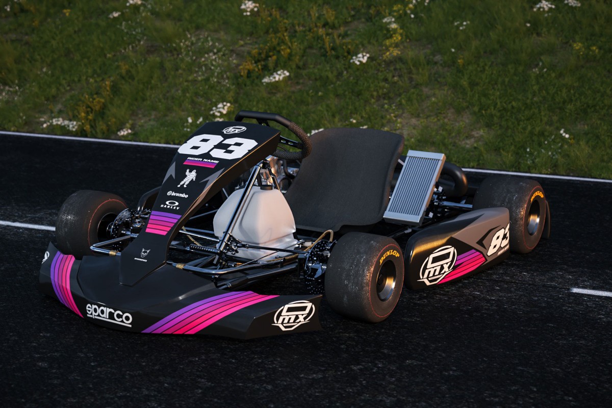 Tony Kart Graphics CHARGE 2 Go Kart Decals & Stickers