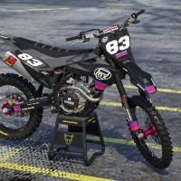 Husqvarna Dirt Bike Graphics Kit Charge 2 Promo