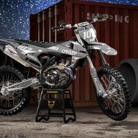 KTM Dirt Bike Graphics Kit Split 2 Promo