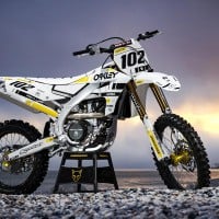 Yamaha Dirt Bike Graphics Split 2 Promo