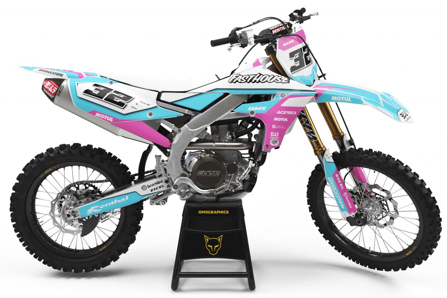 Your Yamaha Dirt Bike Graphics - TRACE 2