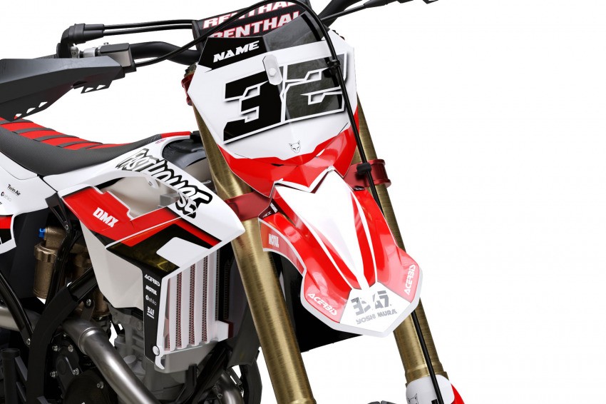 Beta Motocross Graphics Kit Trace Front