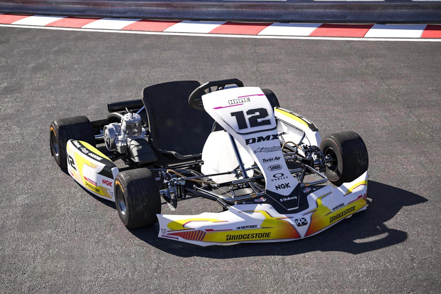 Go Kart Graphics Kit 'Imapct' OMXGraphics