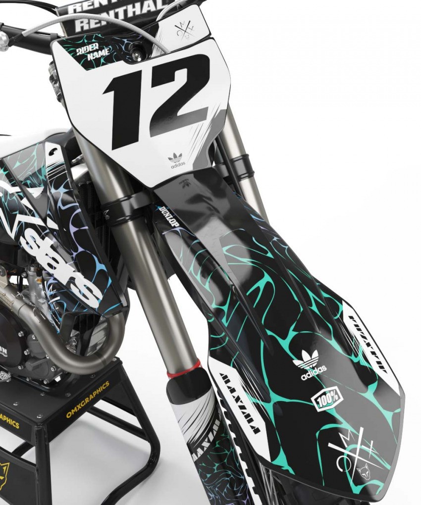 KTM Rival 2 Mx Graphics Kit Front