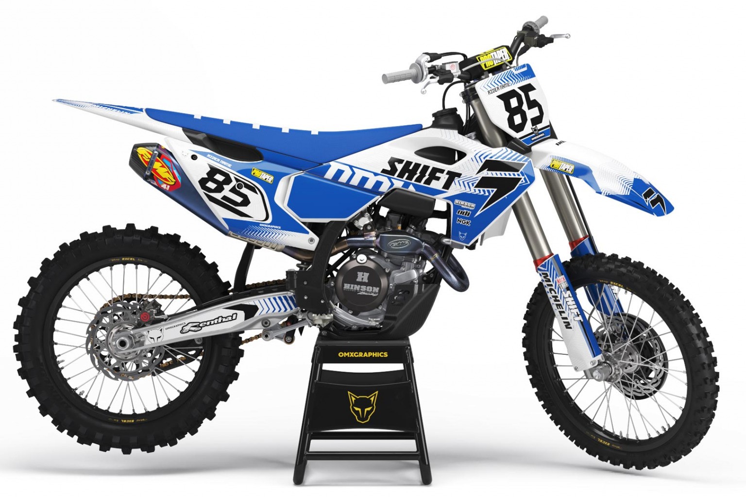 husqvarna dirt bike graphic