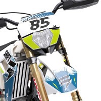 Motocross Graphics Kit Sherco Voltage 2 Front Number