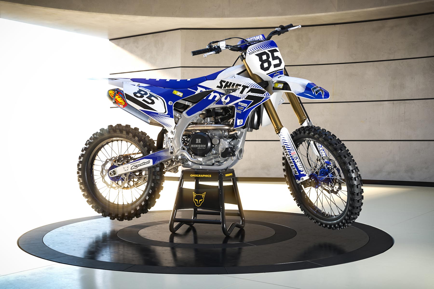 Dope Decals Kit for Yamaha WR250 Promo