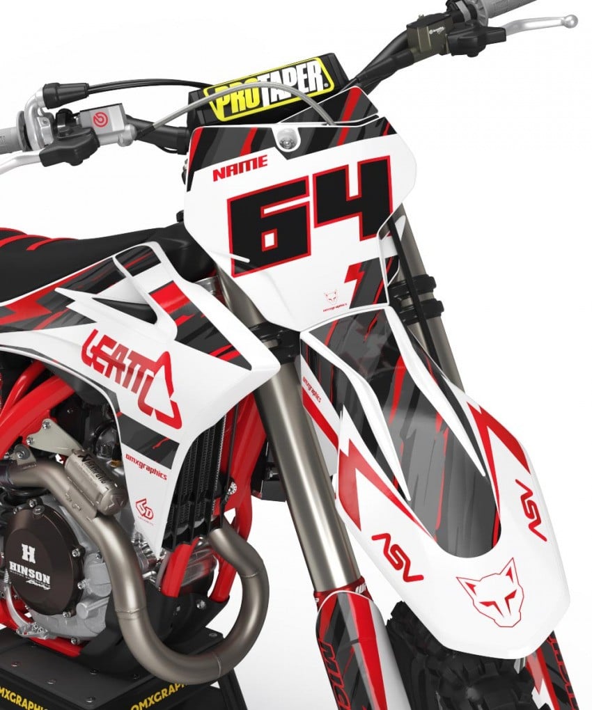 Motocross Graphics For GasGas Rhyme Front