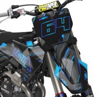 Motocross Graphics For Husqvarna Rhyme 2 Front