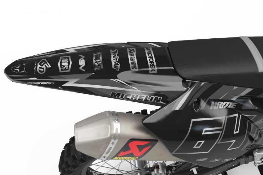 Motocross Graphics Kit Kawasaki Rhyme 2 Tail