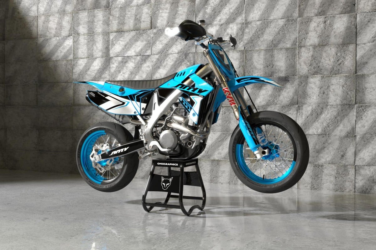 Mx Graphics Kit TM Racing Katana Cyan Promo