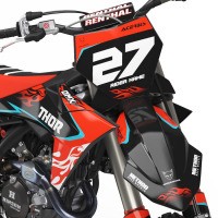 Mx Graphics Kit For KTM Fury Front