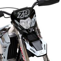 Mx Graphics Kit Sherco Punch Grey Black Front