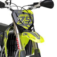 Mx Graphics Kit TM Racing Punch Lime Front