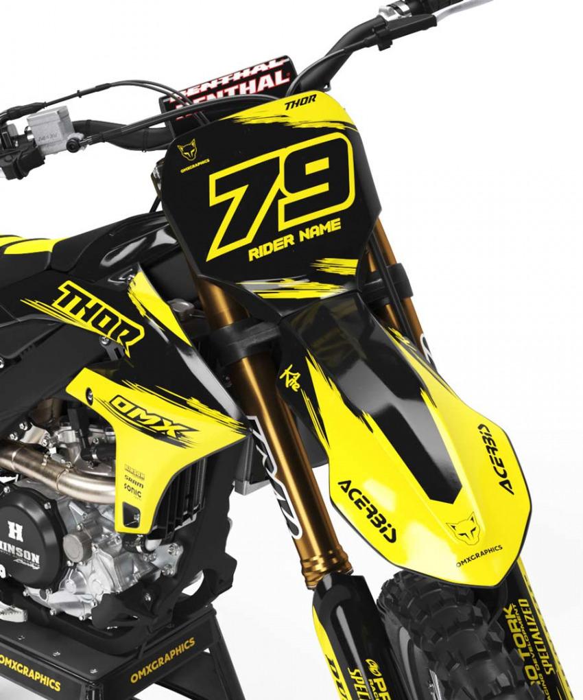 Top Quality Graphics Kit for Yamaha YZ85 Front