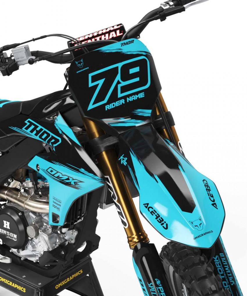Top-notch Graphics Kit for Yamaha YZF450X Front