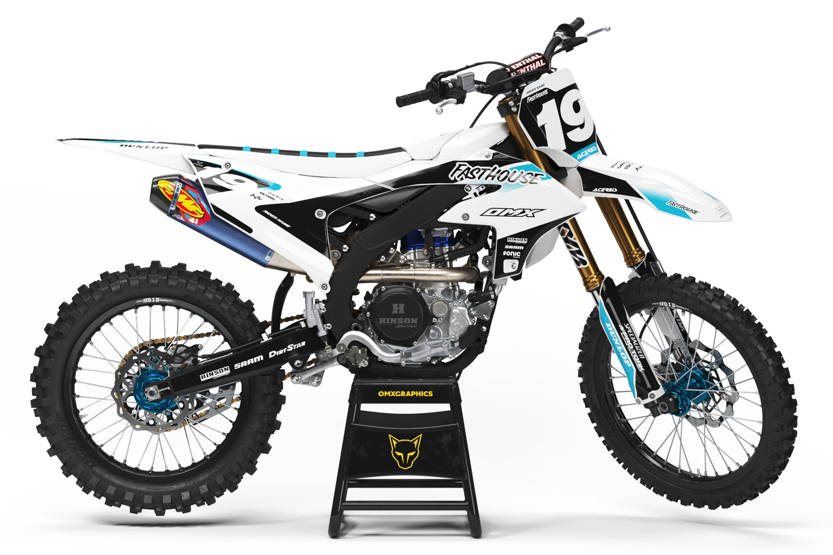 thumbnail image 2 of Yamaha RD125 LC Mk1 Decal Kit - White Graphics For 80s Rebuild 2 of 6