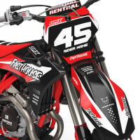 Motocross Graphics Kit GasGas Stealth Front