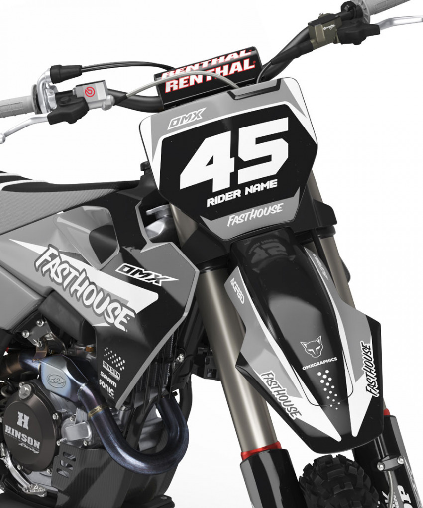 Motocross Graphics Kit Husqvarna Stealth Front