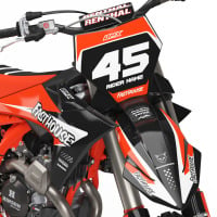 Motocross Graphics Kit KTM Stealth Front