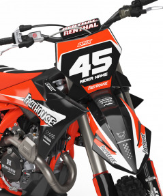 Motocross Graphics Kit KTM Stealth Front