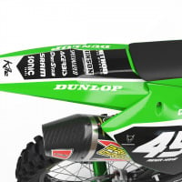 Motocross Graphics Kit Kawasaki Stealth Tail
