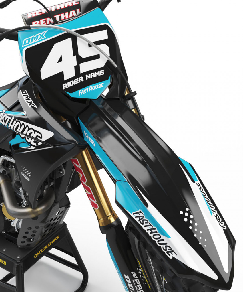 Motocross Graphics Kit Suzuki Stealth 2 Front