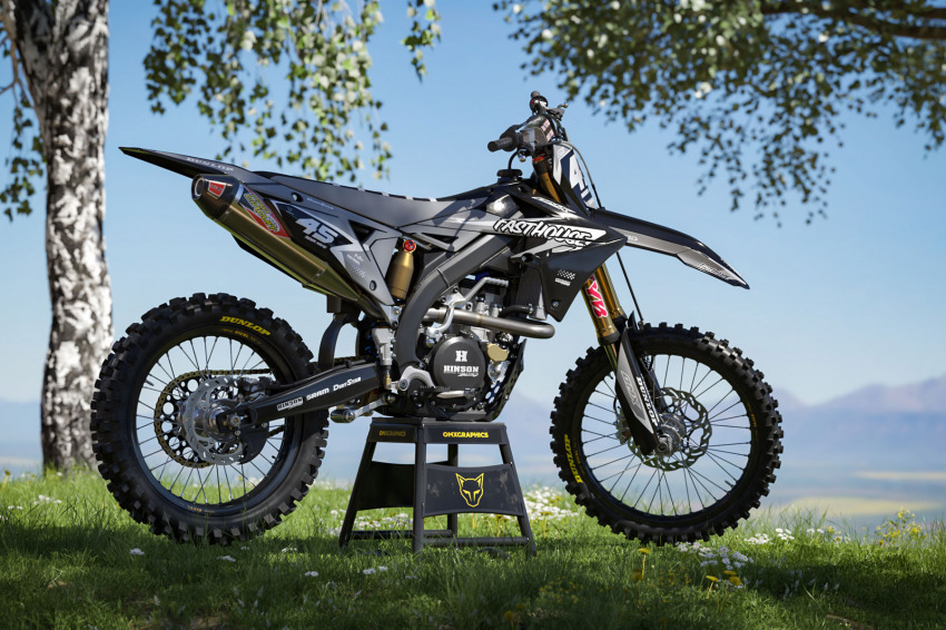 Motocross Graphics Kit Suzuki Stealth Promo