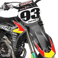 TEAM 2 Mx Graphics For GasGas Front