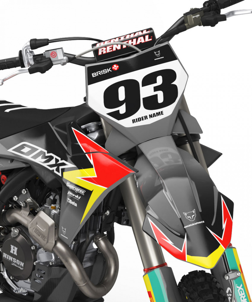 TEAM 2 Mx Graphics For KTM Front