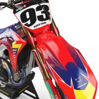 TEAM Mx Graphics For Honda Front