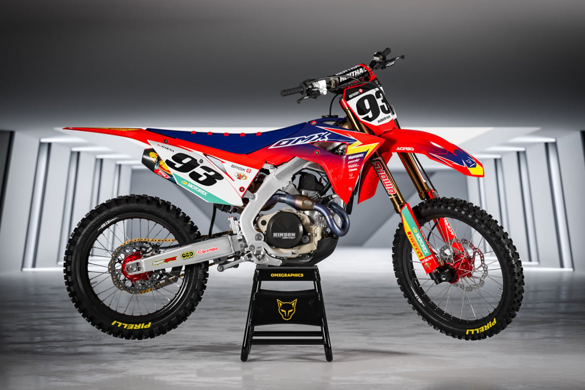 Dirt Bike Graphics Kit For Honda - TEAM - Promo