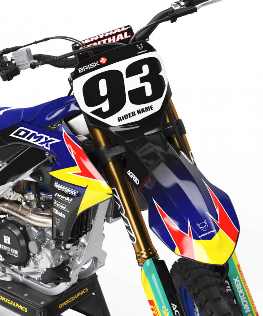 TEAM Mx Graphics For Yamaha Front